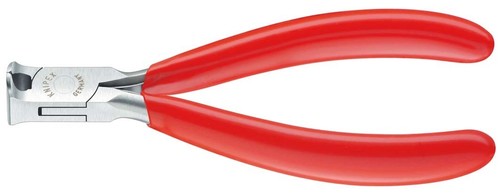 Knipex-Werk Elektronik-Vornschneider spiegelpoliert,115mm 64 01 115