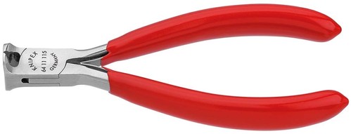 Knipex-Werk Elektronik-Vornschneider spiegelpoliert,115mm 64 11 115