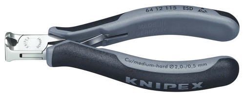 Knipex-Werk Elektronik-Vornschneider ESD, 115mm 64 12 115 ESD