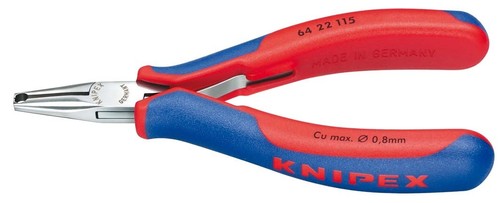 Knipex-Werk Elektronik-Vornschneider spiegelpoliert,115mm 64 22 115