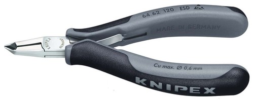 Knipex-Werk Elektronik-Vornschneider ESD, 120mm 64 62 120 ESD