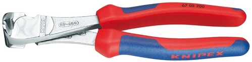 Knipex-Werk Kraft-Vornschneider verchromt, 140mm 67 05 140