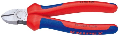 Knipex-Werk Seitenschneider schwarz, 160mm 70 02 160
