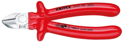 Knipex-Werk Seitenschneider verchromt, 180mm 70 07 180