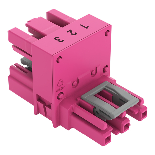 WAGO GmbH & Co. KG h-Verteiler,3-polig,Kod. B pink 770-1769