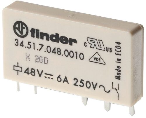 Finder Relais 1W, 6A 34.51.7.005.0000 Finder Relais 1W, 6A 34.51.7.005.0000