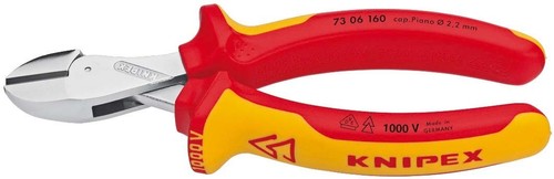 Knipex-Werk X-Cut-Seitenschneider 160mm 73 06 160 SB