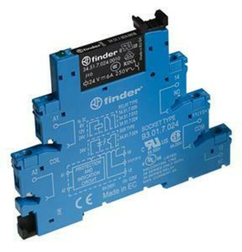 Finder Koppelrelais 1W, 6A 38.51.7.060.5050 Finder Koppelrelais 1W, 6A 38.51.7.060.5050