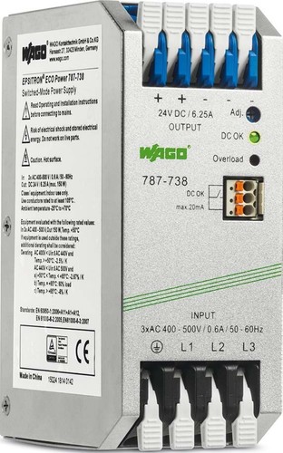 WAGO GmbH & Co. KG Eco Netzgerät 24V 6,25A 787-738