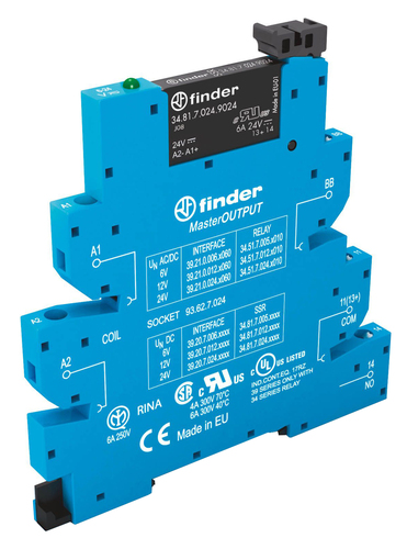 Finder Koppelrelais-MasterOutput 1S, 2A 39.20.8.230.8240 Finder Koppelrelais-MasterOutput 1S, 2A 39.20.8.230.8240