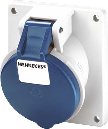 Mennekes Anbausteckdose StarTOP 16A,3p,6h,230V,IP44 1763 Mennekes Anbausteckdose StarTOP 16A,3p,6h,230V,IP44 1763