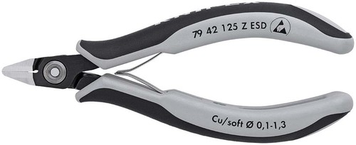 Knipex-Werk Präzisons-Seitenschneider ESD,125mm 79 42 125 Z ESD