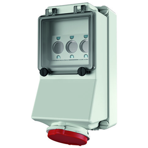 Mennekes Wanddose 16A,5p,6h,400V,IP44 5004 Mennekes Wanddose 16A,5p,6h,400V,IP44 5004