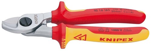 Knipex-Werk Kabelschere isoliert, 165mm 95 16 165 SB