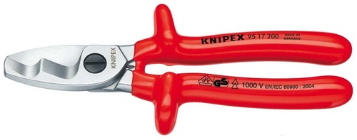 Knipex-Werk Kabelschere mit Doppelschneide 95 17 200