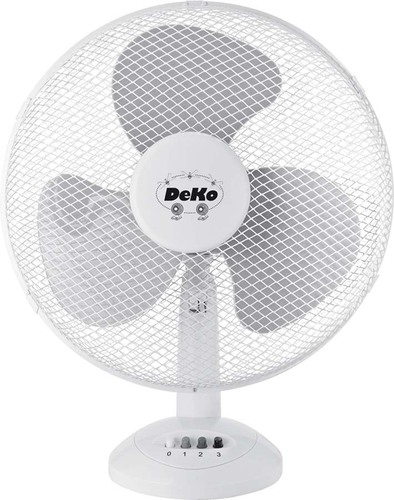 DeKon Tischventilator 40cm, 45W, osz. B 405 Stratos weiß DeKon Tischventilator 40cm, 45W, osz. B 405 Stratos weiß