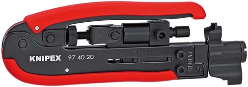 Knipex-Werk Kompressionswerkzeug f.Koax Stecker 175mm 97 40 20 SB