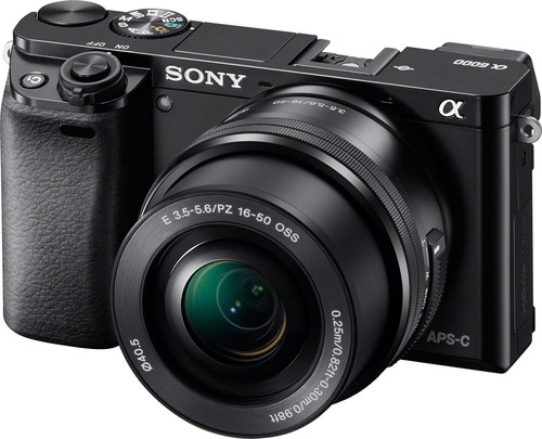 Sony Digital-Fotokamera 24,3MP,WiFi,NFC ILCE6000LB.CEC