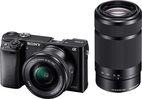 Sony Digital-Fotokamera Zoom-Kit ILCE6000YB.CEC