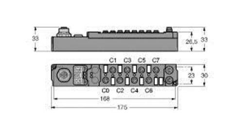 Turck Digital-Eingangsmodul 8DI SDPB-0800D-0008