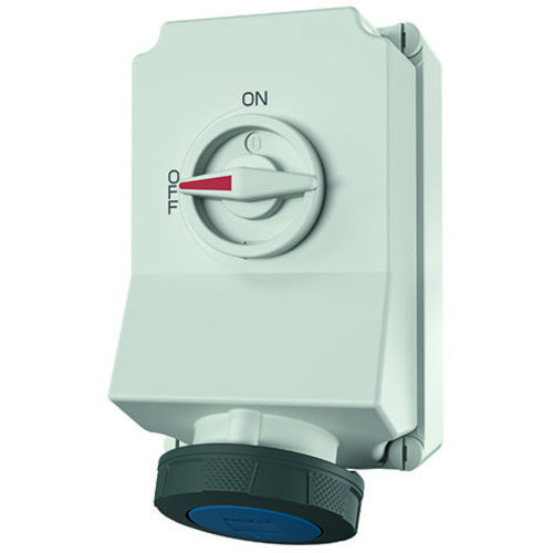 Mennekes Wanddose DUO 63A,4p,9h,230V,IP67 5109A Mennekes Wanddose DUO 63A,4p,9h,230V,IP67 5109A