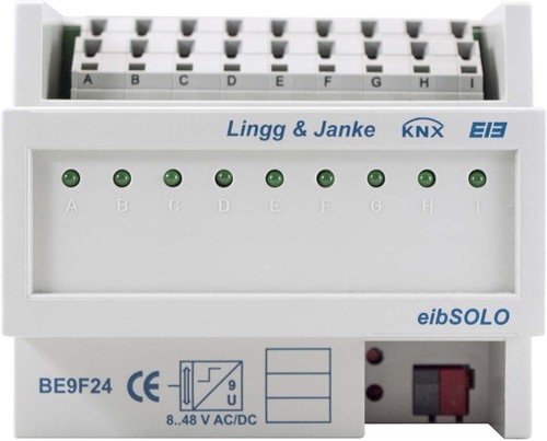 Lingg&Janke Binäreingang 9f. 6TE 24V AC/DC BE9F24