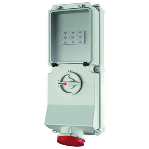 Mennekes Wanddose DUO 63A,5p,6h,400V,IP44 6066A