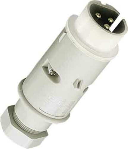 Mennekes Stecker 32A,2p,10h,50V,IP44 674A