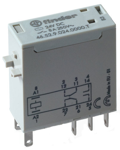 Finder Miniatur-Steckrelais 2W, 8A 46.52.9.110.5000T