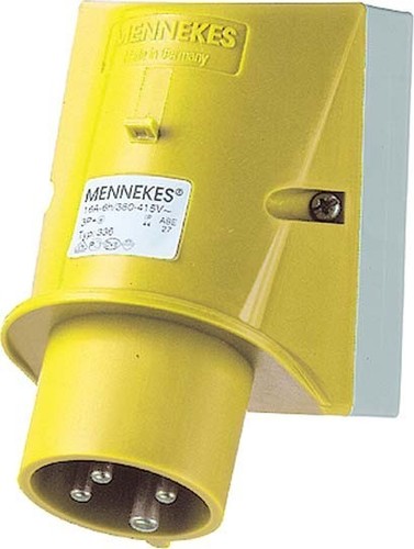 Mennekes Wandstecker 16A,4p,4h,110V,IP44 334