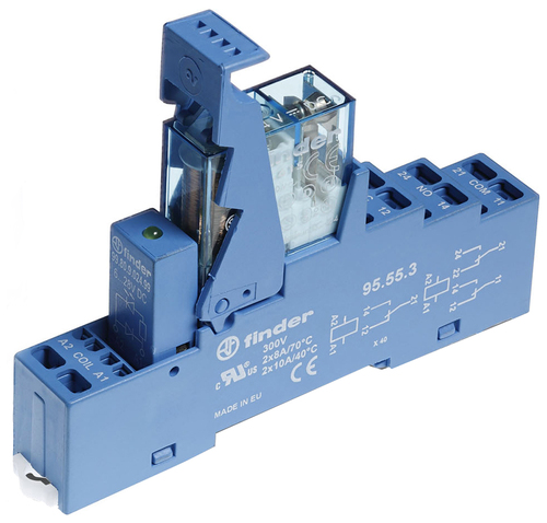 Finder Koppelrelais 2W, 10A 49.82.9.024.0052