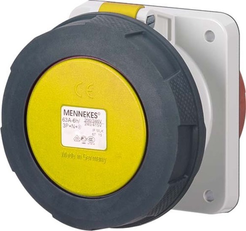 Mennekes Anbaudose TA 125A,4p,4h,110V,IP67 1455