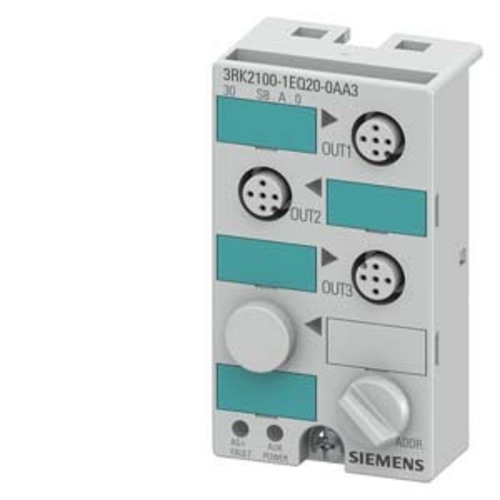 Siemens Dig.Industr. AS-I Kompaktmodul Slave, Digital, 3A 3RK2100-1EQ20-0AA3 Siemens Dig.Industr. AS-I Kompaktmodul Slave, Digital, 3A 3RK2100-1EQ20-0AA3