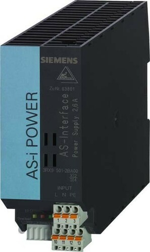 Siemens Dig.Industr. AS-I Netzteil 30VDC, 2,6A 3RX9501-2BA00