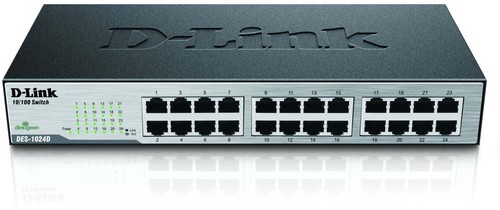 DLink Deutschland 24-Port Ethernet Switch 24x10/100Mbit DES-1024D/E