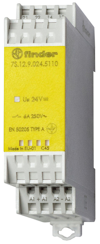 Finder Relaismodul 1S, 1Ö, 6A 7S.12.8.230.5110