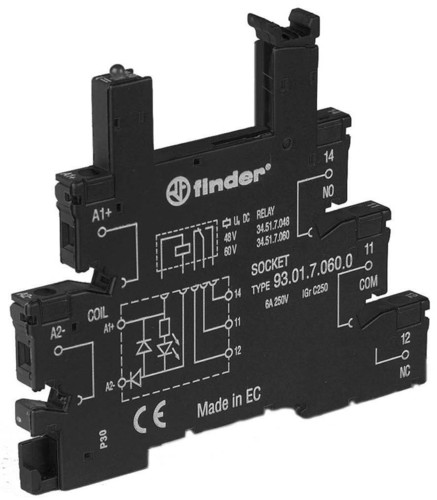 Finder Schraubanschluss-Fassung 34.51 od. 34.81 93.01.0.024.0