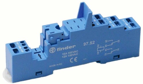 Finder Zugfederklemmen-Fassung für Relais 46.52 97.52.30 Finder Zugfederklemmen-Fassung für Relais 46.52 97.52.30