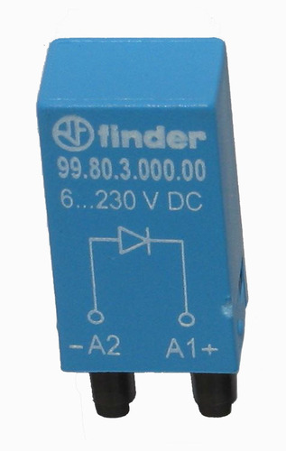 Finder Modul Freilaufdiode schwarz 99.80.3.000.000