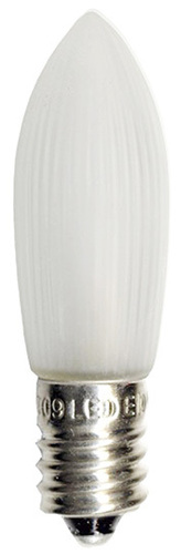 Scharnberger+Hasenbein LED-Riffelkerze 13,5x45mm E10 10-55V mAtt 3St. 57691 (VE3)