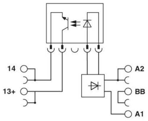Phoenix Contact Solid-State-Relaismodul PLC-OPT-24DC/V8C/SEN