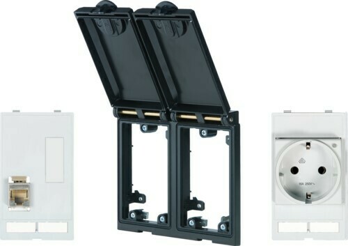 Murrelektronik Rahmen 2-fach schwarz 4000-68122-1210010 Murrelektronik Rahmen 2-fach schwarz 4000-68122-1210010
