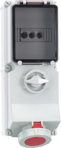 Bals Elektrotech. Wandsteckdose abschaltbar abgesichert 63A 5p 1792