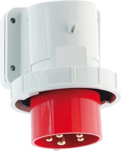 Bals Elektrotech. Wand-Gerätestecker 16A 3p 400V 9h IP67 2474