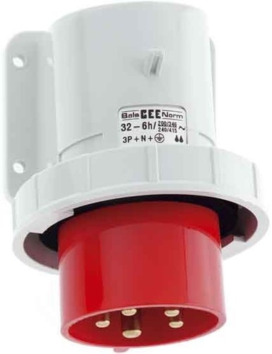 Bals Elektrotech. Aufbau-Gerätestecker 4p 500V 7h IP67 2619