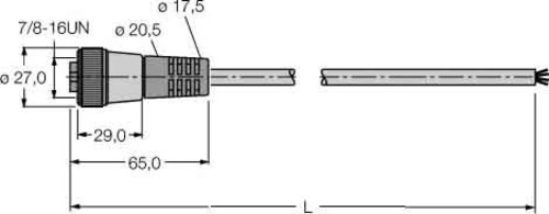 Turck Busleitung für CAN (DeviceNet, CANopen) RKM 5723-6M