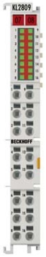 Beckhoff Digital-Ausgangsklemme 16E, 24VDC, 0,5 A KL2809 Beckhoff Digital-Ausgangsklemme 16E, 24VDC, 0,5 A KL2809