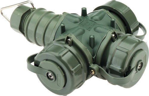Bals Elektrotech. Schutzkont.-Dreiwegekuppl. 16A 3p 230V 7400