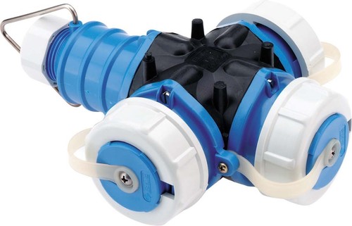 Bals Elektrotech. Schutzkontakt-Kupplung 16A 3p 230V IP68 7432