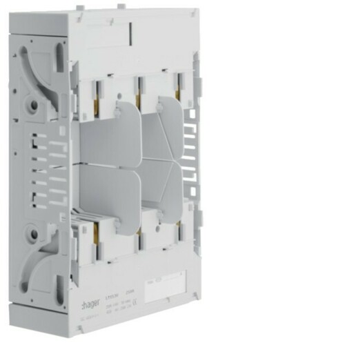 Hager NH1-Unterteil 3x250A SS60mm M10 LT153U Hager NH1-Unterteil 3x250A SS60mm M10 LT153U
